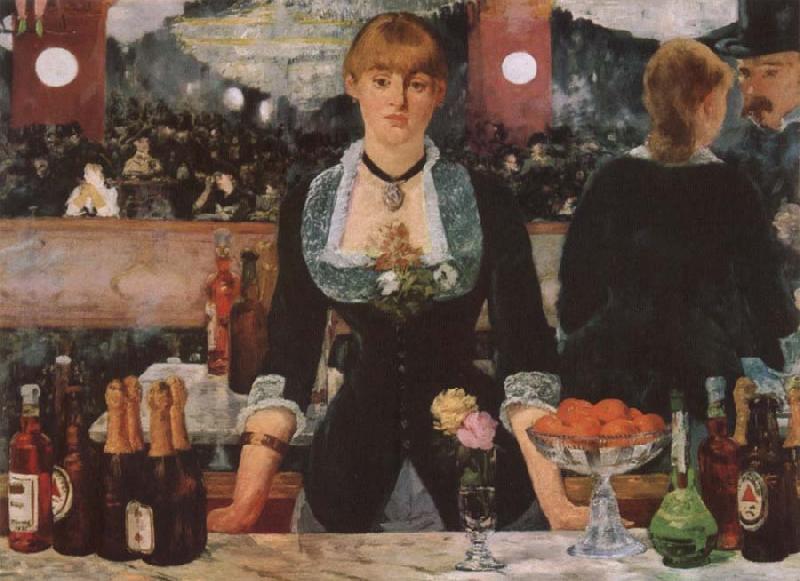 Edouard Manet A Bar at the Follies-Bergere oil painting image